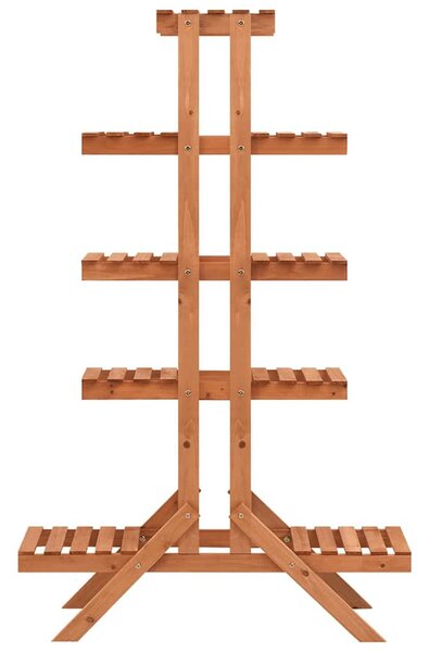 Tömör fenyőfa virágtartó állvány 83 x 25 x 132 cm