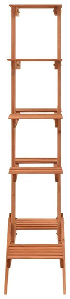 Tömör fenyőfa virágtartó állvány 83 x 25 x 132 cm