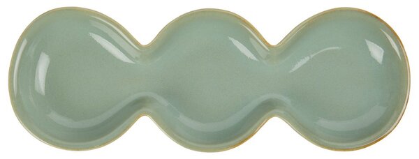 ORGANICS dekortányér 18 cm , zöld