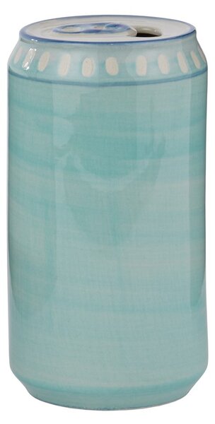 BEVERAGE kerámia váza 12 cm , kék