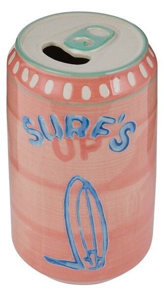 BEVERAGE kerámia váza 12 cm , piros