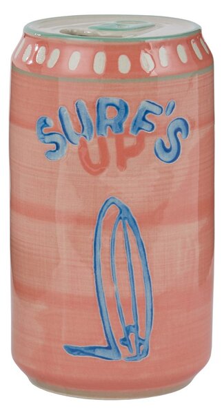 BEVERAGE kerámia váza 12 cm , piros