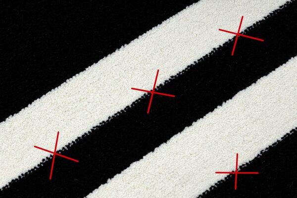 HAMPTON szőnyeg keret fekete - MÁSODSZERŰ TERMÉK