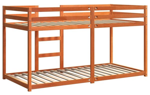 VidaXL Emeletes Ágy - Tömör Fenyőfa - 80x200 cm