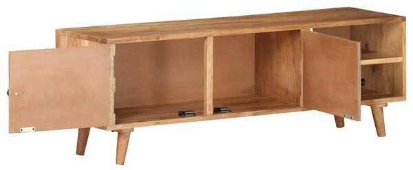 Tömör akácfa TV-szekrény 115 x 30 x 39 cm