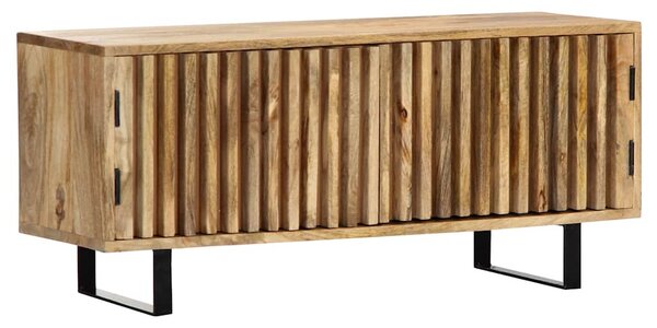 Tömör mangófa TV-szekrény 90 x 30 x 40 cm
