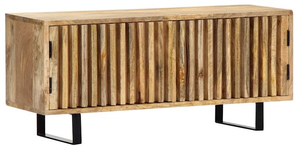Tömör mangófa TV-szekrény 90 x 30 x 40 cm