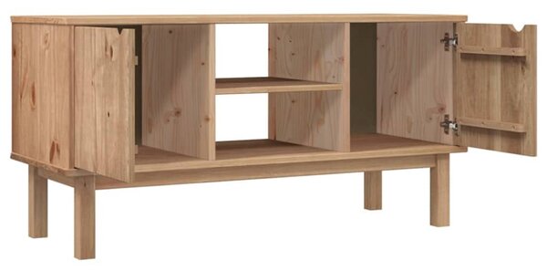 OTTA tömör fenyőfa TV-szekrény 113,5 x 43 x 57 cm