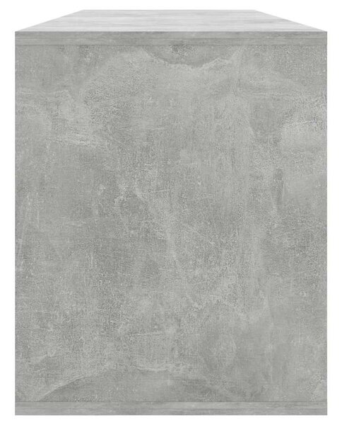 Betonszürke szerelt fa TV-szekrény 130x35x50 cm