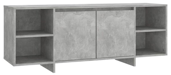 Betonszürke szerelt fa TV-szekrény 130x35x50 cm