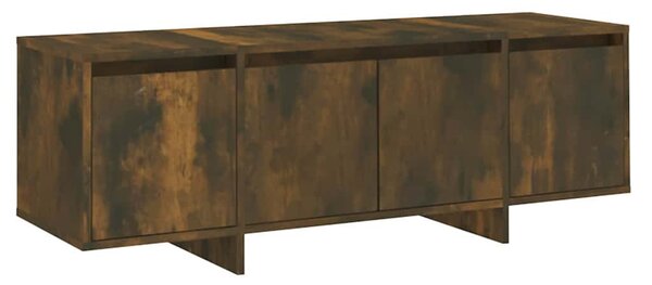 Füstös tölgy színű szerelt fa TV-szekrény 120x30x40,5 cm