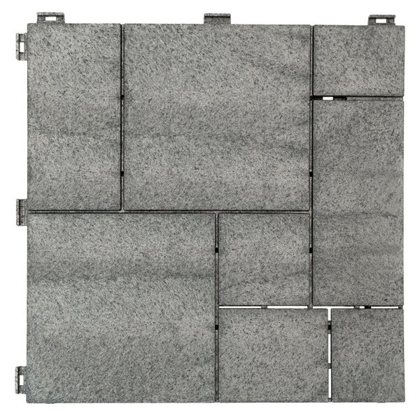 Multy home Gumi csempe STONE MOSAIC 30 x 30 cm, szürke