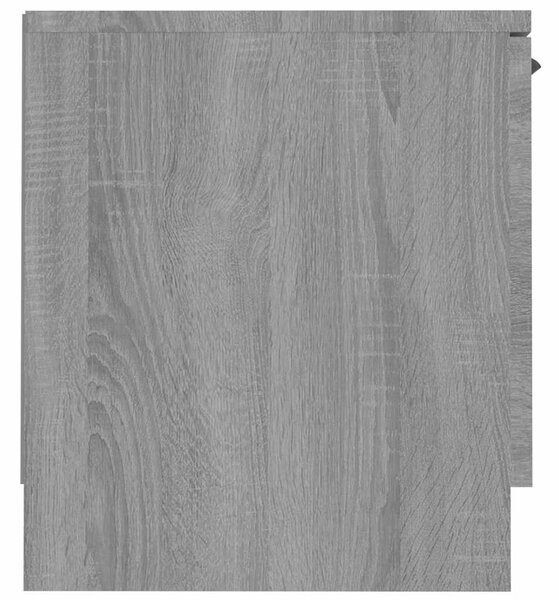 Szürke sonoma színű szerelt fa TV-szekrény 140 x 35 x 40 cm