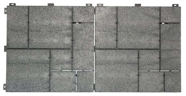 Multy home Gumi csempe STONE MOSAIC 30 x 30 cm, szürke