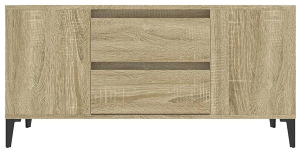 Sonoma tölgy színű szerelt fa fali TV-szekrény 102x44,5x50 cm