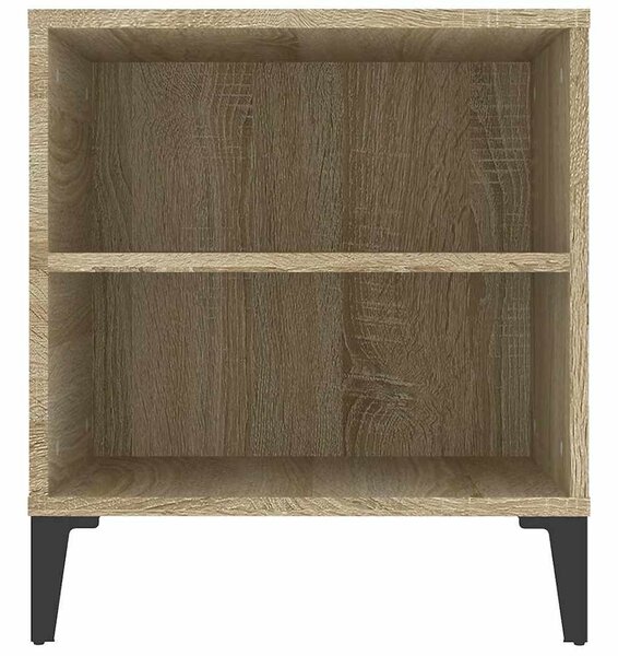 Sonoma tölgy színű szerelt fa fali TV-szekrény 102x44,5x50 cm