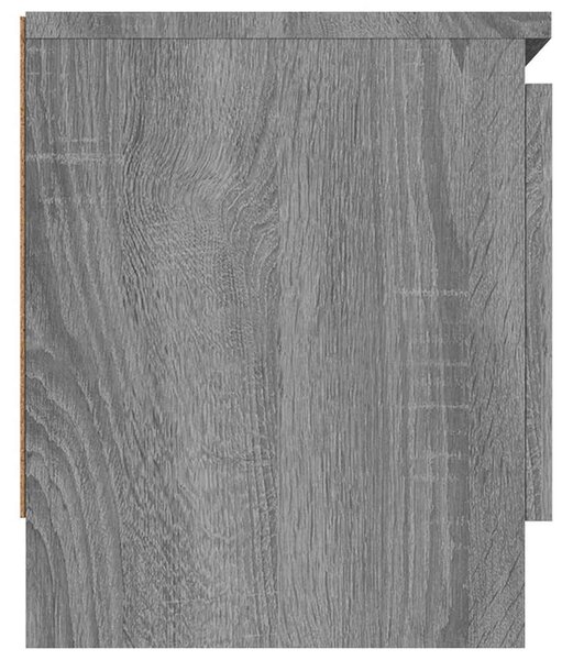 Szürke sonoma színű TV-szekrény ajtóval 102 x 30 x 36 cm