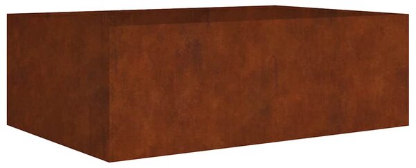 Corten acél kerti magaságyás 120x80x40 cm
