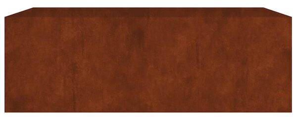 Corten acél kerti magaságyás 120x80x40 cm