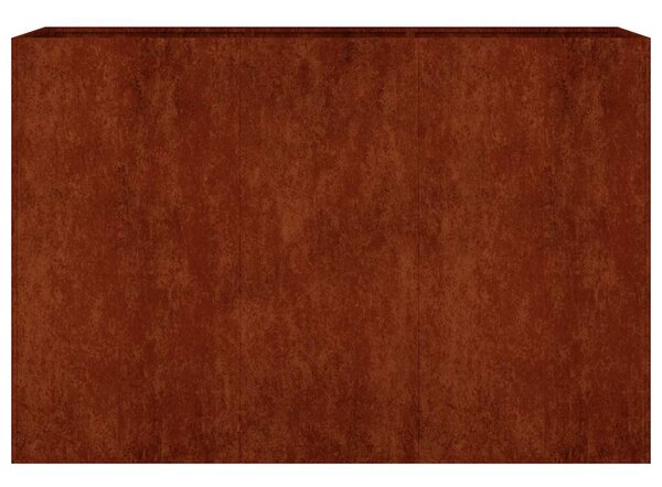 Corten acél kerti magaságyás 120x40x80 cm