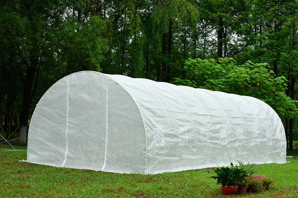 Polietilén üvegház 8x3x2 m 140g/m² UV4