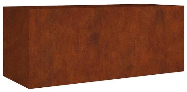 Corten acél kerti magaságyás 200x80x80 cm