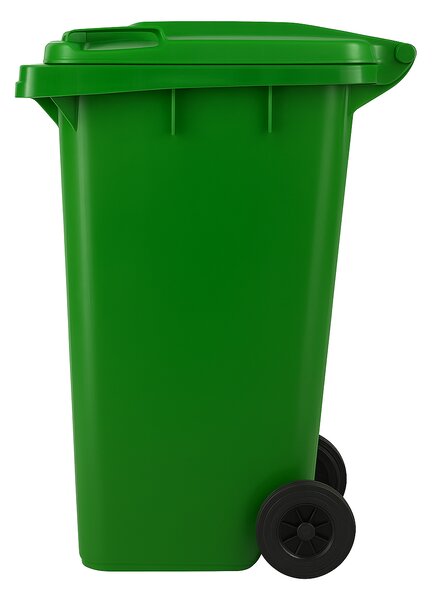 JAKS Szelektív hulladékgyűjtő edény 120 l színváltozatok: zöld