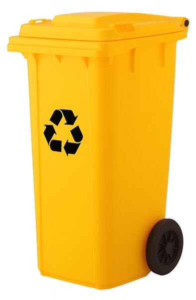 JAKS Szelektív hulladékgyűjtő edény 120 l színváltozatok: zöld
