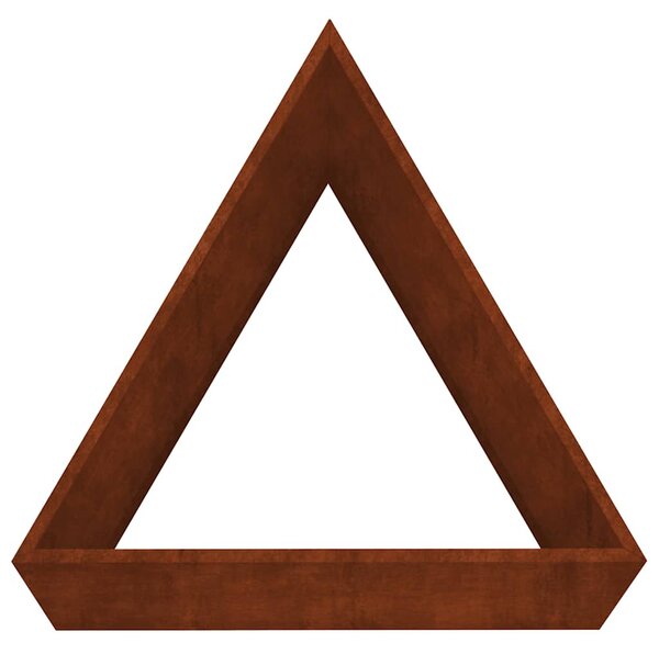 Corten acél kerti növénytartó 50x43x75 cm