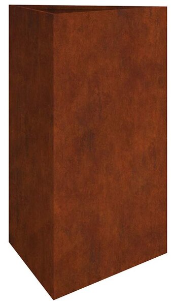 Corten acél kerti növénytartó 50x43x75 cm