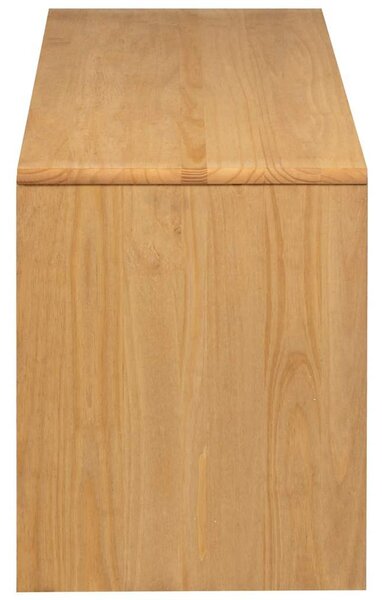 SAUDA tölgyszínű tömör fenyőfa TV-szekrény 99 x 43 x 55 cm