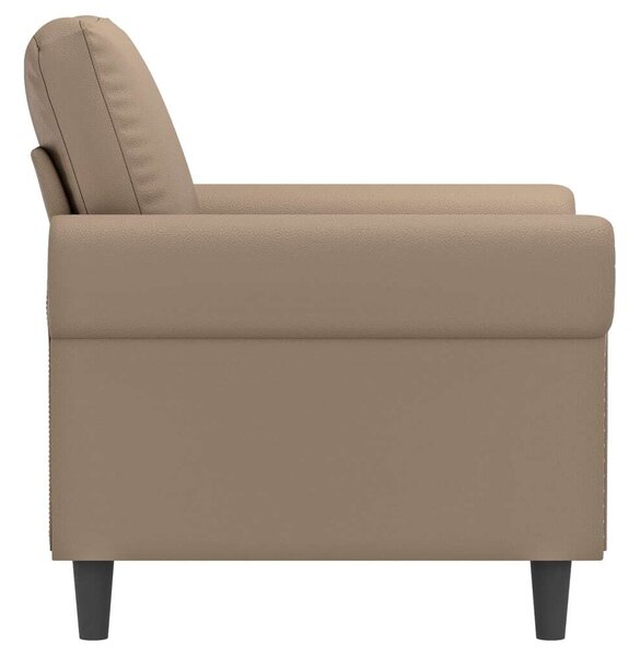 VidaXL kávészínű műbőr kanapéfotel 60 cm