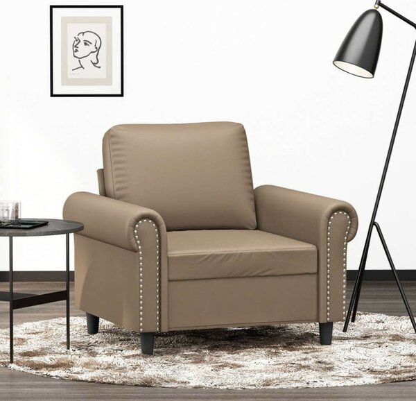VidaXL kávészínű műbőr kanapéfotel 60 cm