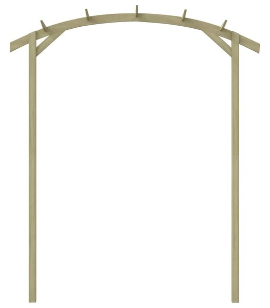 Kerti pergola impregnált fenyőfalécekből 180 x 210 x 40 cm