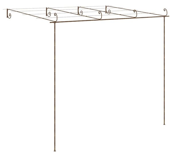 Antik barna vas kerti pergola 4 x 3 x 2,5 m