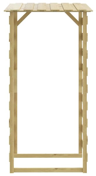 2 db impregnált fenyőfa pergola tetővel 100 x 90 x 200 cm