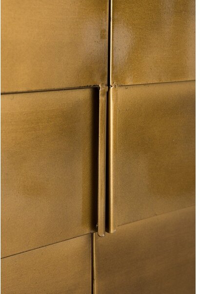 Aranyszínű fém komód 117x70x26 cm Hanna – Dutchbone