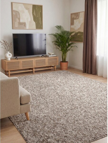 Szürke mosható szőnyeg 120x170 cm Rocco Taupe – Elle Decoration