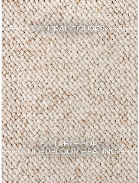 Krémszínű mosható szőnyeg 240x340 cm Rocco Cream – Elle Decoration