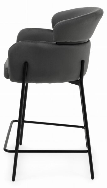 Bolzano Bárszék - Sötétszürke/Fekete