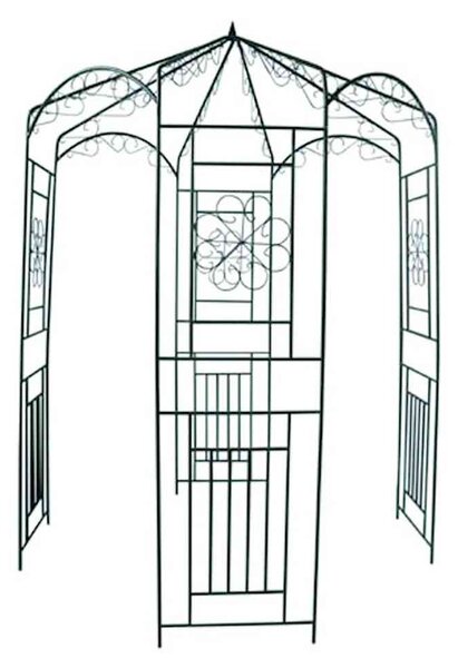 Sötétzöld kerti boltív 250 cm