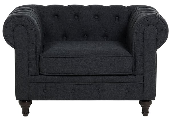 Fotel CHESTERFIELD Grafitszürke