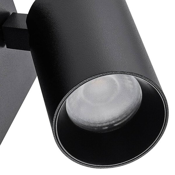 Deko-Light CAN TILT fali spotlámpa, fekete, 10 x cm, fém GU10 kapcsoló, Fekete, Nappali / Étkező, Alumínium