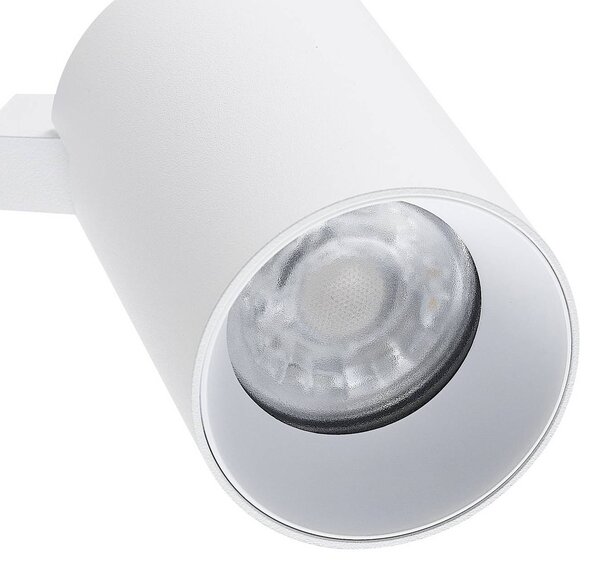 Deko-Light CAN TILT fali spotlámpa, fehér, Ø 10 cm, fém, kapcsoló, GU10, Fehér / opál, Nappali / Étkező, Alumínium