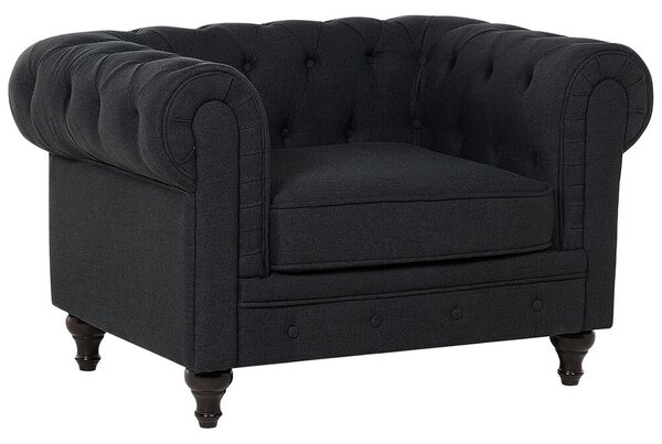 Fotel CHESTERFIELD Grafitszürke