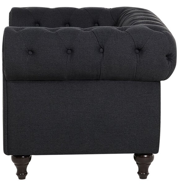 Fotel CHESTERFIELD Grafitszürke