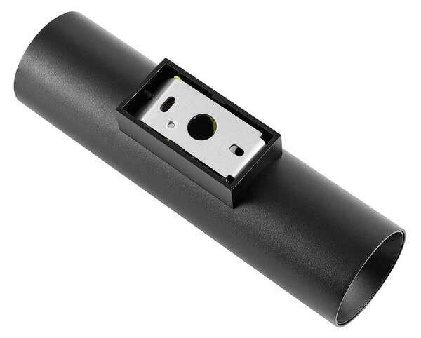 Deko-Light CAN fali világítás, fekete, 2 izzós, magasság 22 cm, fém, GU10, dimmelhető, Fekete, Nappali / Étkező, Alumínium