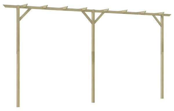 Fa kerti pergola 410 x 40 x 203 cm