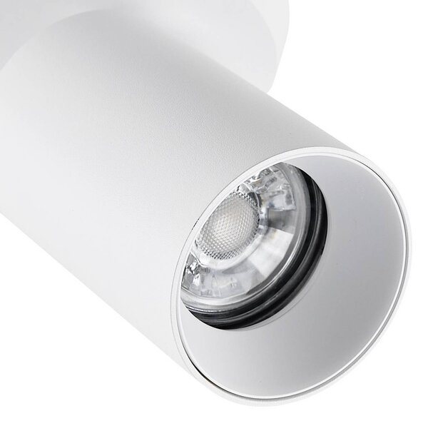 Deko-Light CAN TILT mennyezeti spotlámpa, fehér, Ø 8 cm, 1 izzó, fém, GU10, dimmelhető, Fehér / opál, Nappali / Étkező, Alumínium