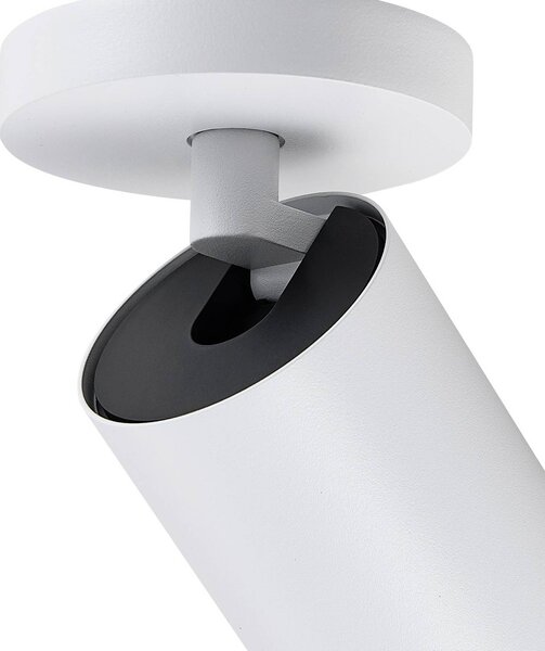Deko-Light CAN TILT mennyezeti spotlámpa, fehér, Ø 8 cm, 1 izzó, fém, GU10, dimmelhető, Fehér / opál, Nappali / Étkező, Alumínium